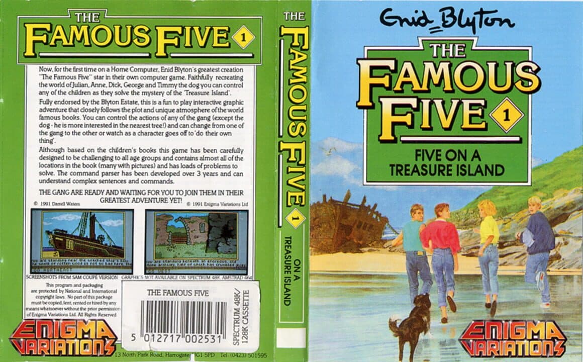 The Famous Five: Five on a Treasure Island cover art