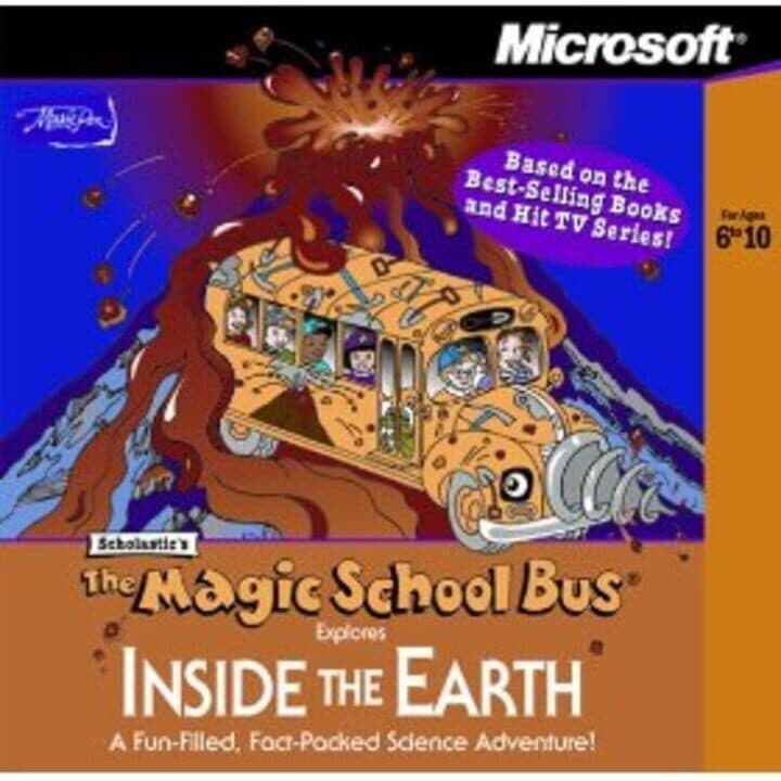 The Magic School Bus Explores Inside the Earth cover art