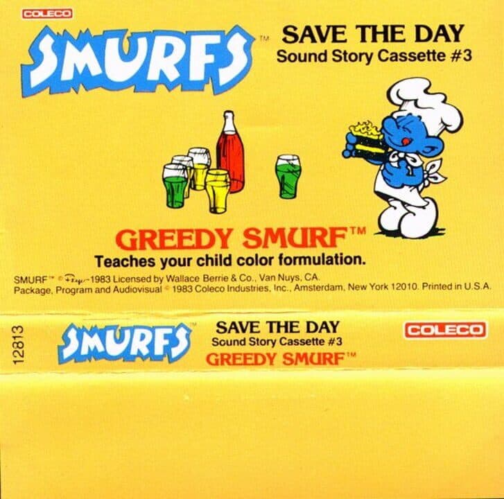 Smurfs Save the Day: Greedy Smurf cover art