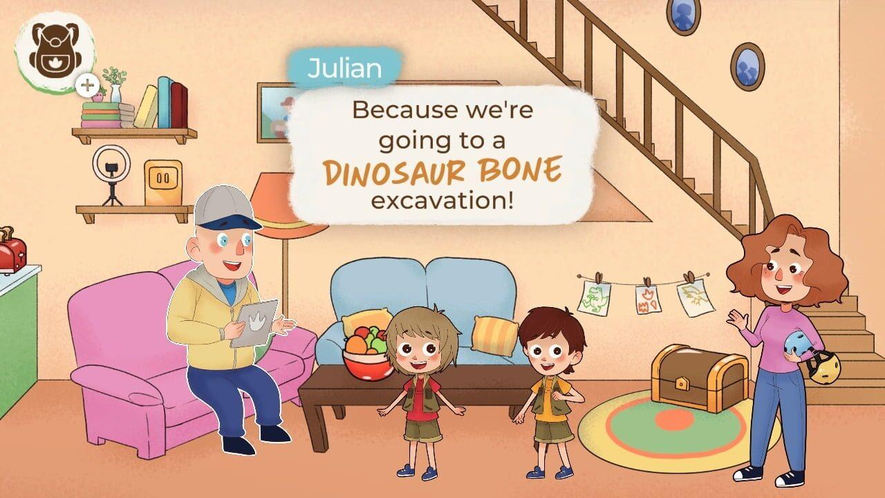 Dani and Evan: Dinosaur books Image