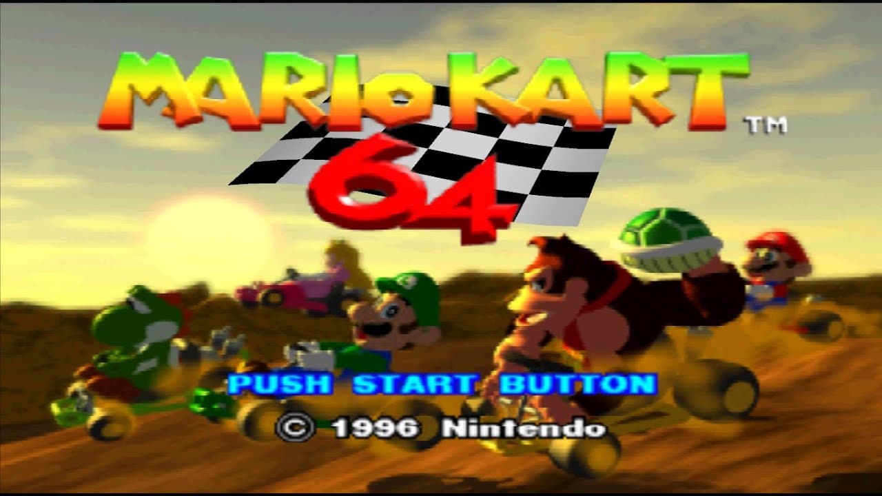 Mario Kart 64 video thumbnail