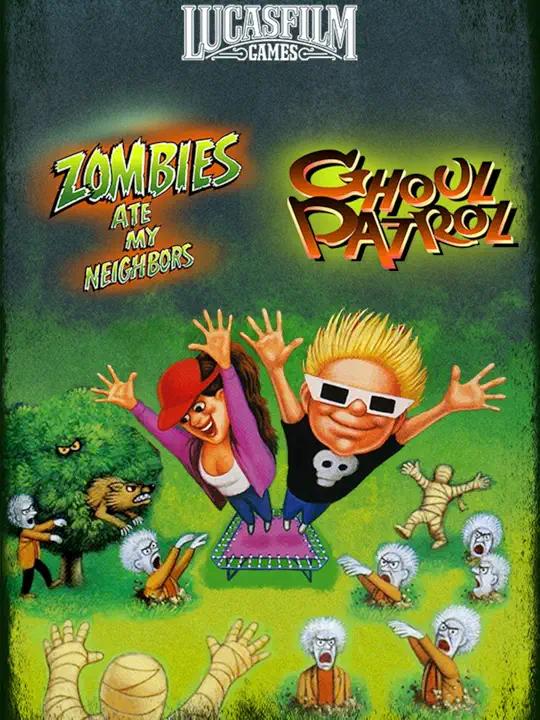 Zombies Ate My Neighbors and Ghoul Patrol Cover Art